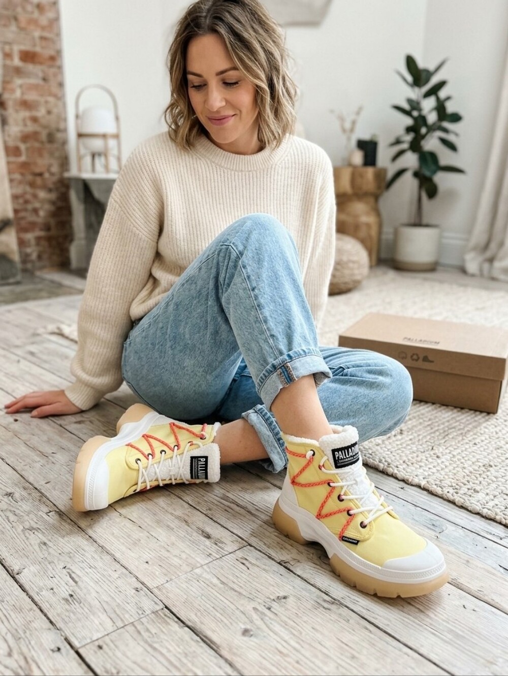 $120 BRAND NEW Palladium Pallawave Sneakers Women 9.5 EU 41.5 Boots Ortholite